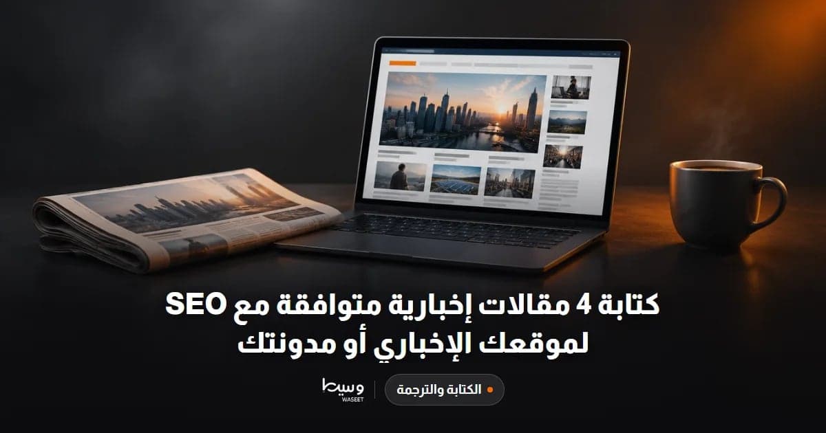 كتابة 4 مقالات إخبارية متوافقة مع SEO لموقعك الإخباري أو مدونتك
